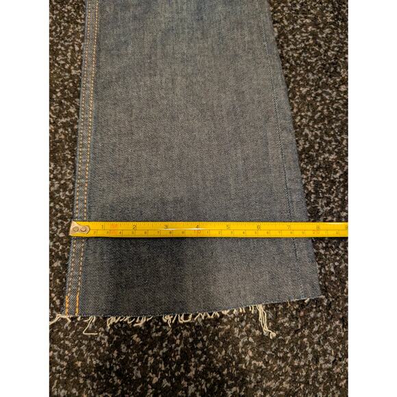 Everlane Women's Denim High Rise Kick Crop Jeans Flare Leg Blue Size 26 - Picture 12 of 13